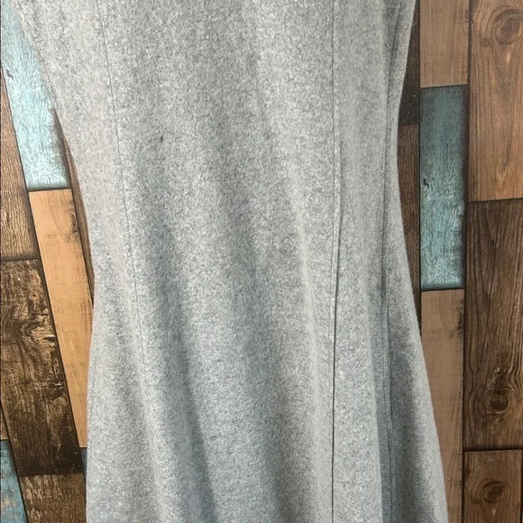 Pascal Millet Large  Gray Sleeveless Turtleneck Midi Dress - Picture 5 of 16